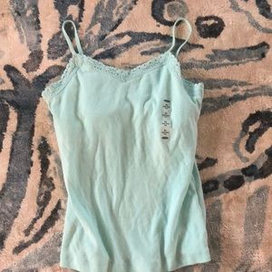 New old navy xl tank with shelf bra